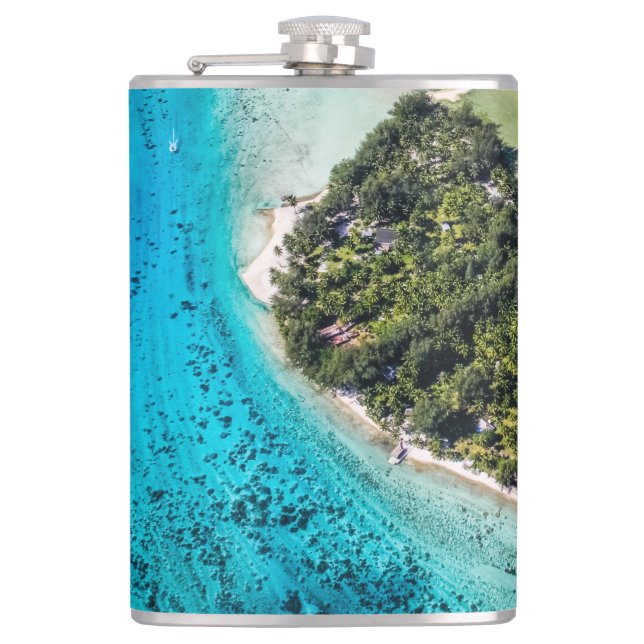 Bora Bora - Pathway To The Ocean Flask (Front)