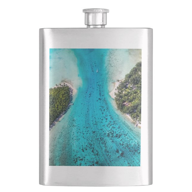 Bora Bora - Pathway To The Ocean Flask (Front)
