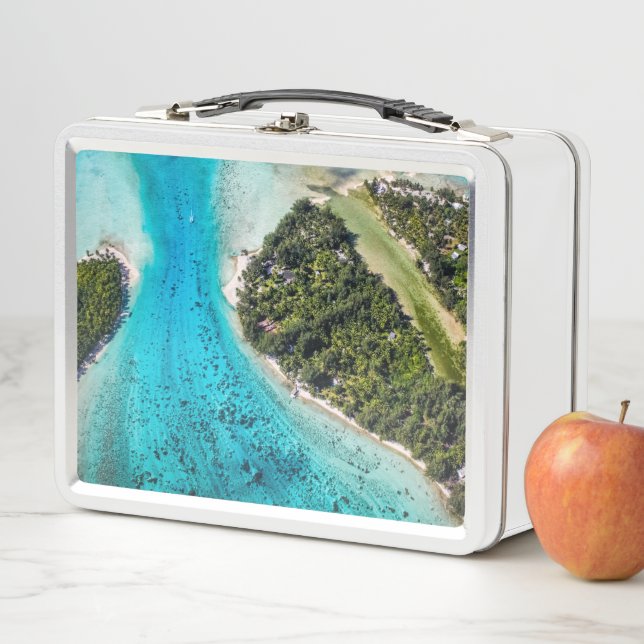 Bora Bora - Pathway To The Ocean Metal Lunch Box (In Situ)