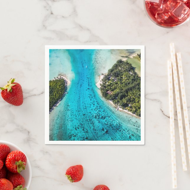 Bora Bora - Pathway To The Ocean Napkins (Insitu)
