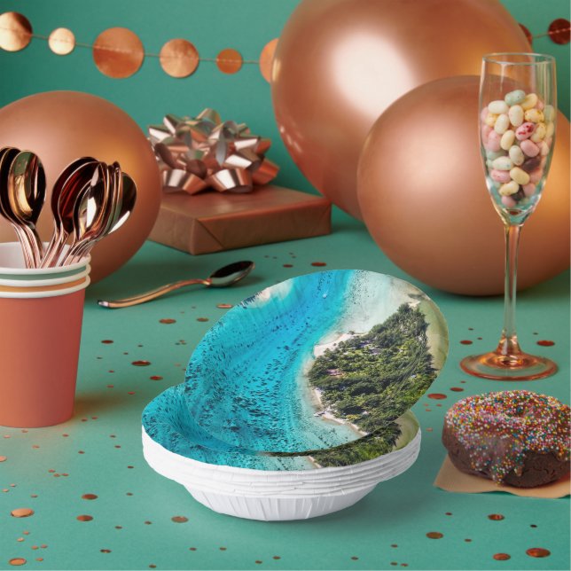 Bora Bora - Pathway To The Ocean Paper Bowls (Multi)