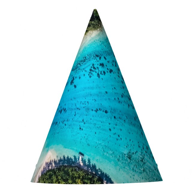 Bora Bora - Pathway To The Ocean Party Hat (Front)