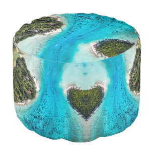Bora Bora - Pathway To The Ocean Pouf
