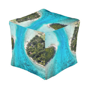 Bora Bora - Pathway To The Ocean Pouf