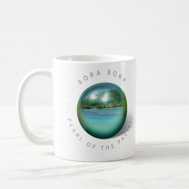Bora Bora Pearl Mug (Left)