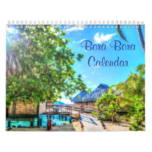 Bora Bora Photo Wall Calendars