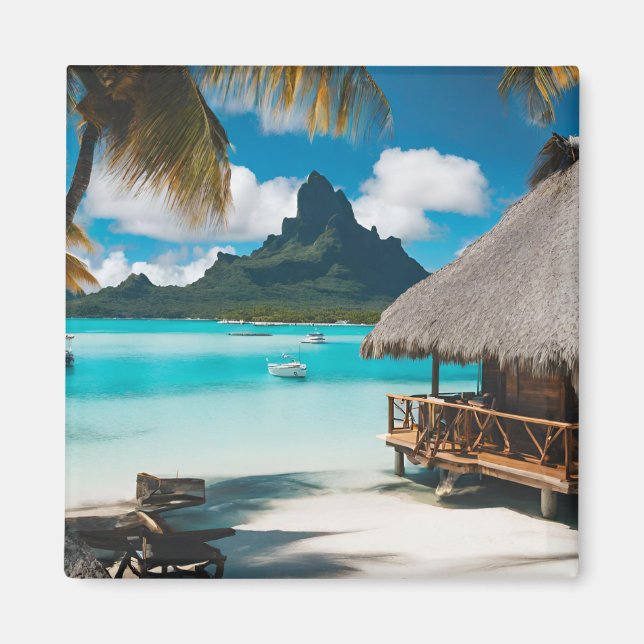 Bora Bora Postcard (2) Magnet (Front)