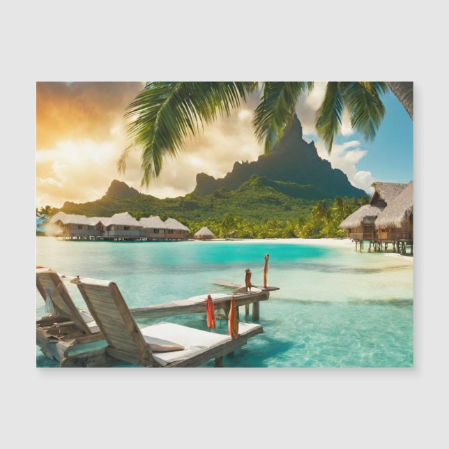 Bora Bora Postcard (Bora Bora d) (Front)