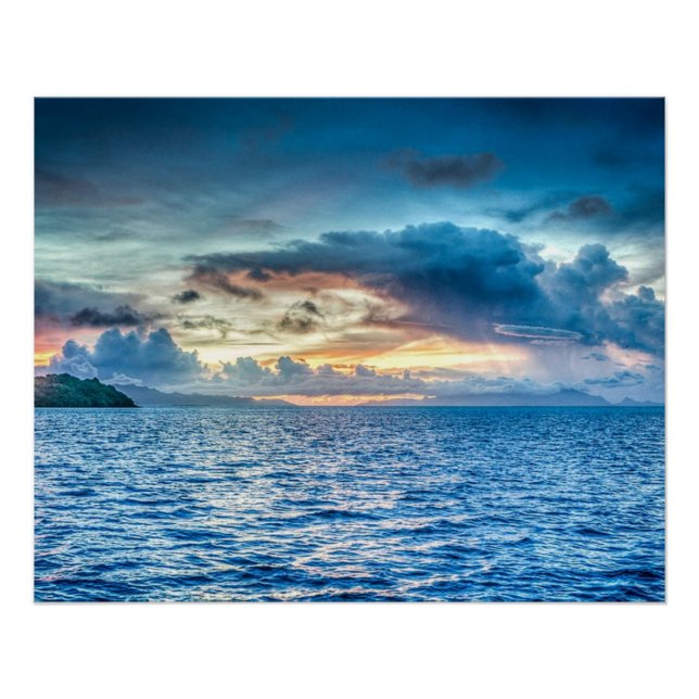 Bora-bora, South Pacific island Poster (Front)