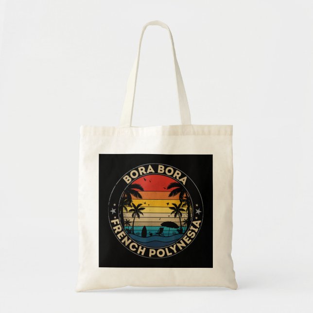 Bora Bora Souvenir - French Polynesia Reminder Tote Bag (Front)