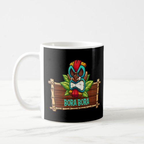 Bora Bora Tropical Tiki Mask Product Pacific Islan Coffee Mug