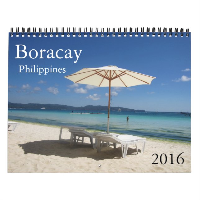 boracay 2016 calendar (Cover)