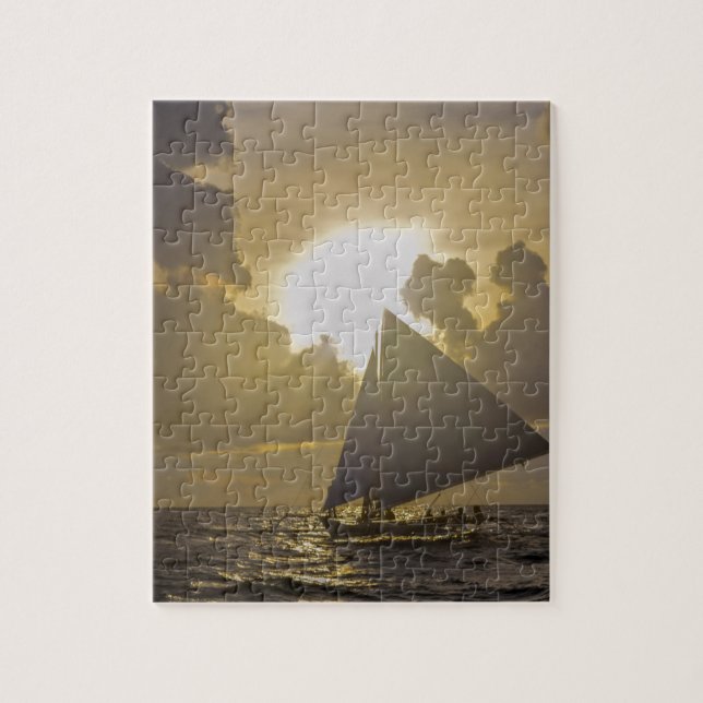 Boracay Beach Sunset in Philippines Jigsaw Puzzle (Vertical)