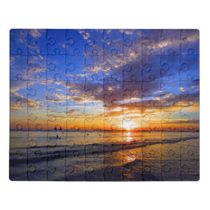 boracay beach sunset jigsaw puzzle