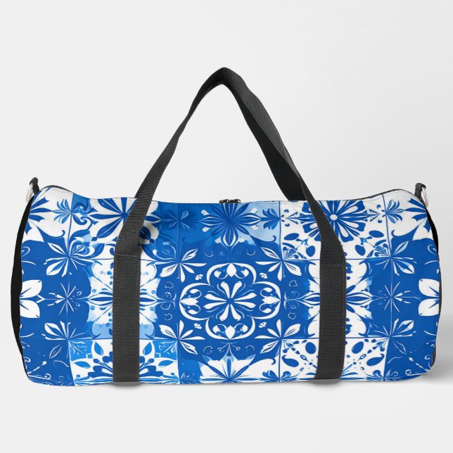 Boracay Blue LARGE Duffle Bag (Front)