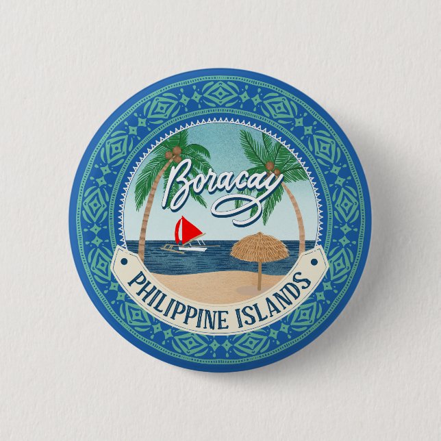 Boracay Button (Front)