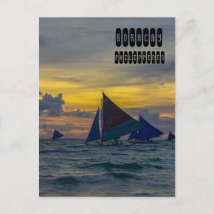 Boracay Island of Philippines Postcard