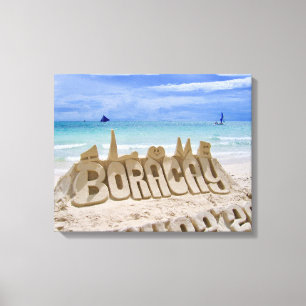 Boracay, Philippines, Beach & Sea View Canvas Print