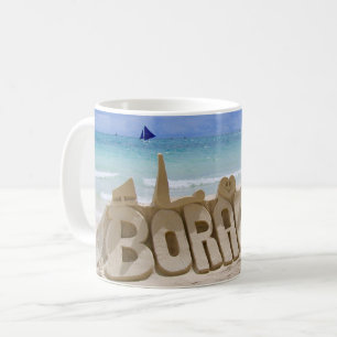 Boracay Philippines view over the Beach to the Sea Coffee Mug