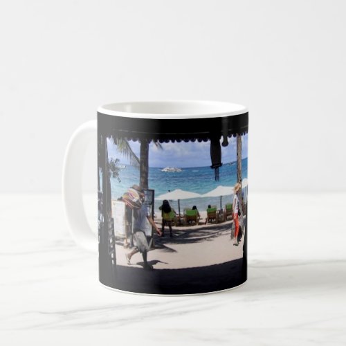 Boracay Philippines view over the Beach to the Sea Coffee Mug
