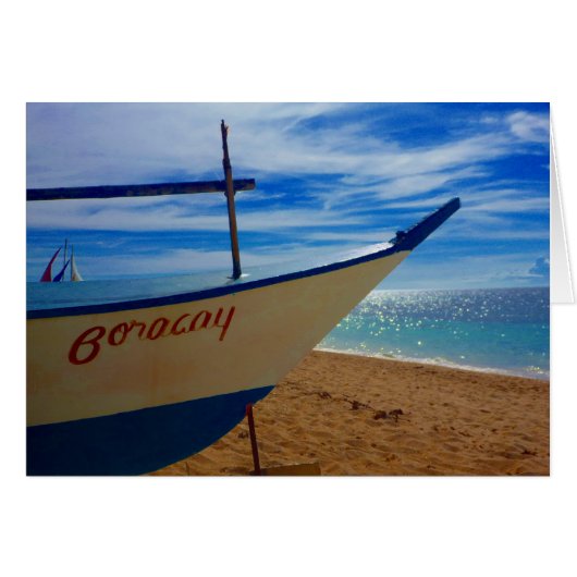 boracay sand boat cards (Front Horizontal)