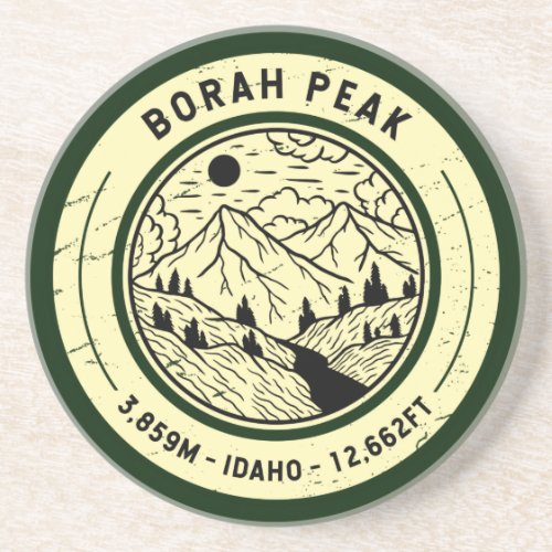 Borah Peak Idaho Hiking Skiing Travel Coaster