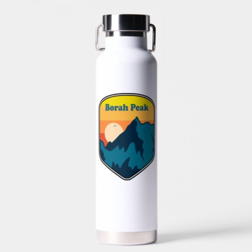 Borah Peak Idaho Sunrise Water Bottle