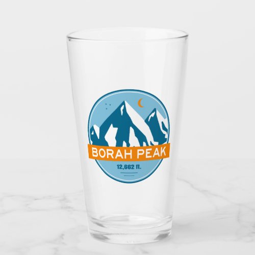 Borah Peak Stars Moon Glass