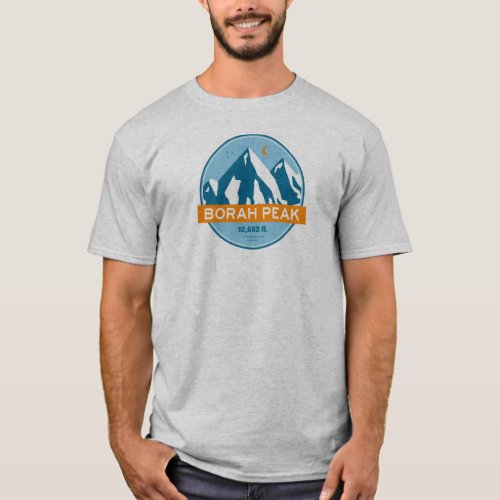 Borah Peak Stars Moon T_Shirt