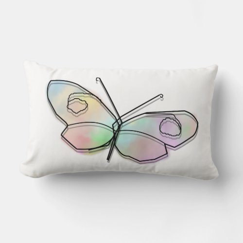 Borboleta de Arame Lumbar Pillow