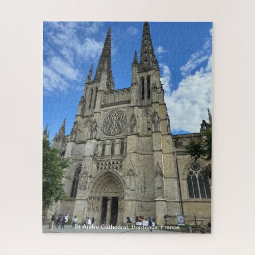 Bordeaux Cathedral Saint_Andr de Bordeaux on a Jigsaw Puzzle