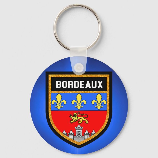 Bordeaux Flag Keychain (Front)