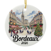 Bordeaux France 2026 Christmas Ornament Travel