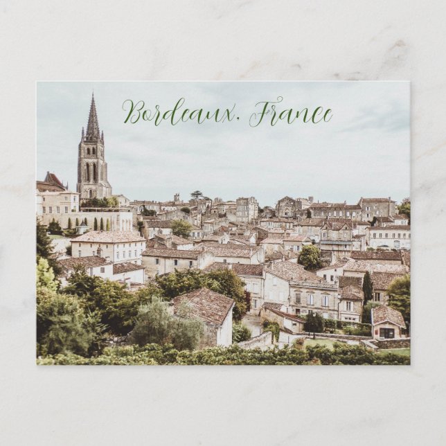 Bordeaux, France Postcard (Front)