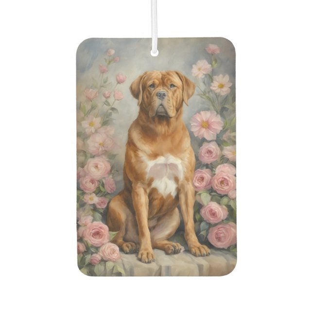 Bordeaux French Mastiff Dog Air Freshener (Front)