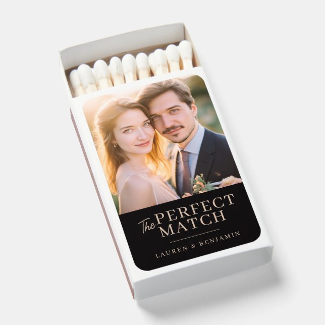 Bordeaux Gothic Paisley Wedding Matchboxes (Front Open)