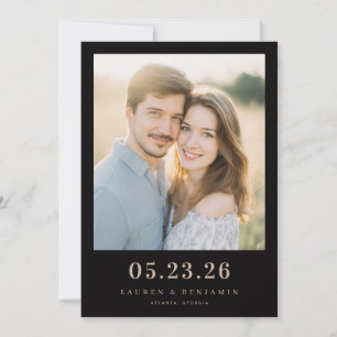 Bordeaux Gothic Paisley Wedding Save The Date
