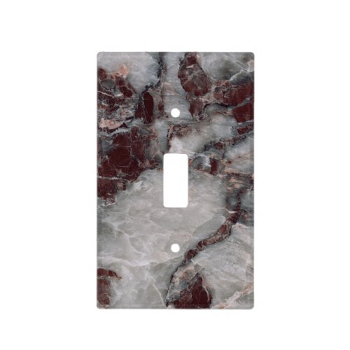 Bordeaux Grisso Stone Pattern Background _ Rugged Light Switch Cover