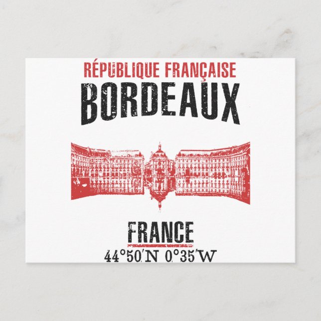 Bordeaux Postcard (Front)