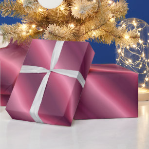 Bordeaux Wedding Birthday Christmas Holiday Party Wrapping Paper