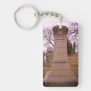 Borden Monument, Fall River, MA - A.J. Borden Keychain