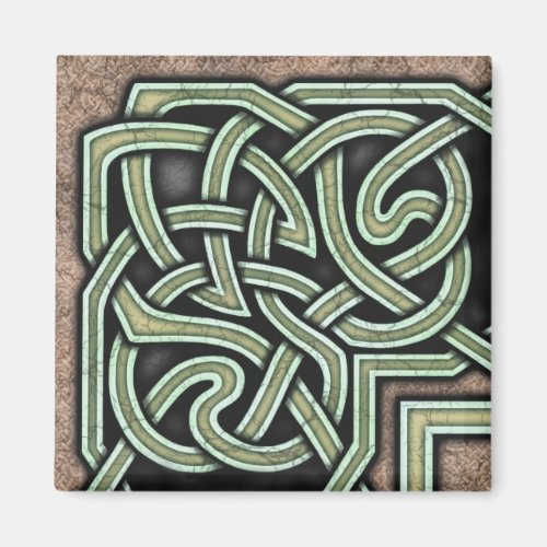 Border B, Green Corner Magnet