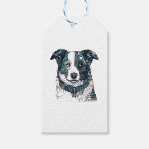 Border Bionics Cutting_Edge Futuristic Dog Gear Gift Tags