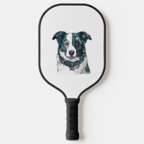 Border Bionics Cutting_Edge Futuristic Dog Gear Pickleball Paddle