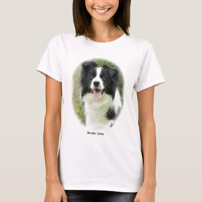 Border Collie 9A14D-19 T-Shirt (Front)
