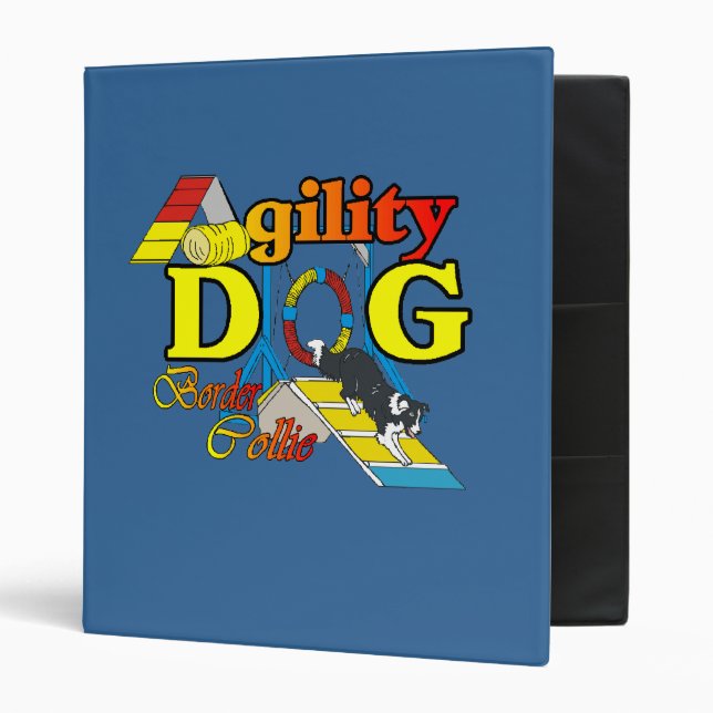 Border Collie Agility Binder (Front/Inside)