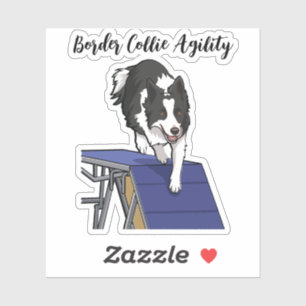Border Collie Agility Sticker