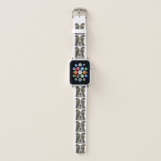 Border Collie  Apple Watch Band (Front)