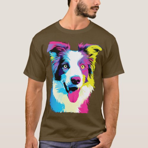 Border Collie Art Dog Lover Gifts 4 T_Shirt