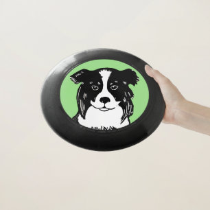 Border Collie Art Wham-O Frisbee